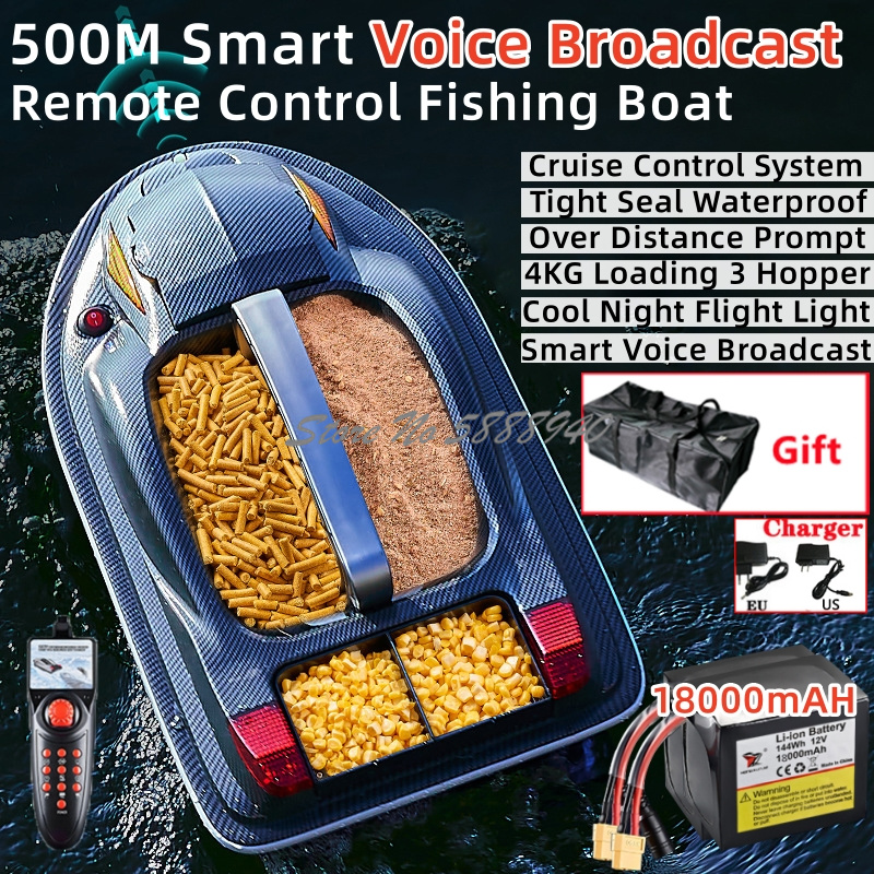 Fishing Boat Navigation Light - Akıllı Sesli Yayın Özellikli RC Yem